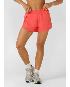 Lorna Jane Lightspeed Phone Pocket Run Short - Strawberry
