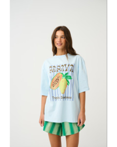 Tee Shirts: Cartel & Willow Jeana Tee - Papaya