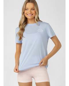 Lorna Jane Lotus T Shirt - Oxford Blue