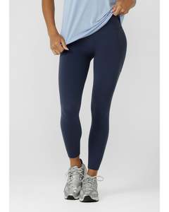Lorna Jane Amy Phone Pocket A/B Leggings - Platinum Navy