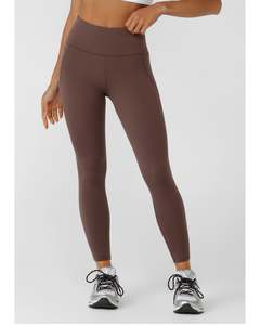 Lorna Jane Amy Phone Pocket A/B Leggings - Cinnamon