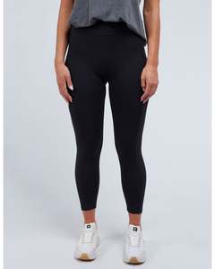 Bottoms: Foxwood Burn Legging - Black