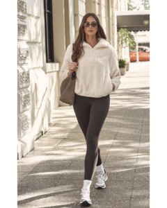Lorna Jane Amy Phone Pocket Full Length Thermal Legging - Volcano