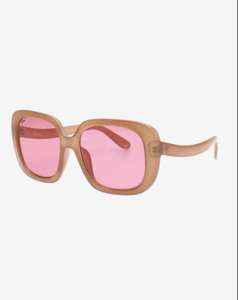 Reality High Hat Sunglasses - Almond