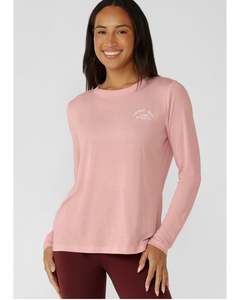Lorna Jane Lotus Long Sleeve Top - Wisteria Pink
