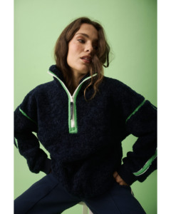 Jackets: Cartel & Willow Margot Pullover - Marine