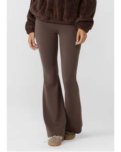 Pants: Lorna Jane Liberty Flared Leggings - Cinnamon