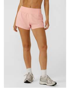 Lorna Jane Amy Stretch and Stride Pocket Run Short - Wisteria Pink