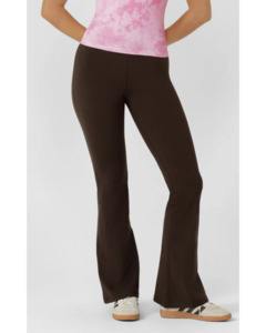 Lorna Jane Lotus Flared Full Length Leggings - Volcano