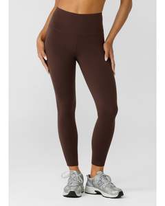 LJ Lotus No Chafe Phone Pocket AB Leggings - Espresso