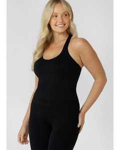 Lorna Jane Liberty Bra Tank Combo - Black