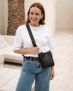 Bags: Louenhide Parker Phone Crossbody Bag - Black