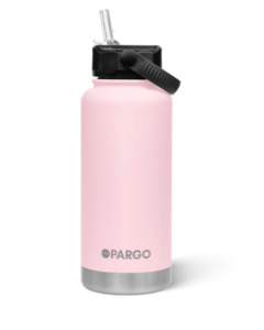 Project Pargo 950mL Insulated Bottle w/ Straw Lid - Marshmallow Pink