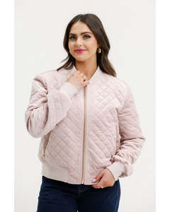 Home Lee Wyld Bomber - Rose Quilt
