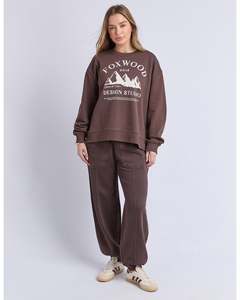 Pants: Foxwood Leo Trackpant - Coffee