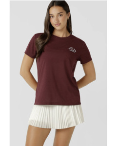 Lorna Jane Lotus T Shirt - Plum Red Marl