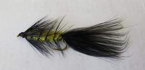 Yellow and Black Woolly Bugger - Feathergirl