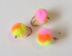 Products: Pink/Orange/Chartreuse Globug - Feathergirl