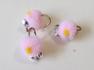 Products: Champagne Muppet with a Fluorescent Yellow Dot - Feathergirl