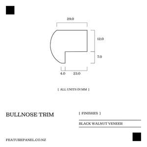 Frontpage: Black Walnut Bullnose Trim