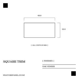 Frontpage: Oak Square Trim