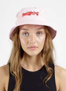Womens Hats: Bucket Hat - Inked