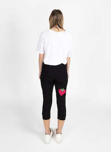 Essentials: Cut Trackies - Berry