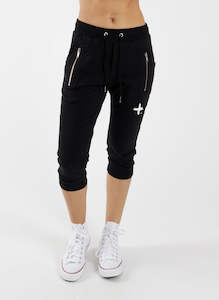 Cut Trackies - Staple green print
