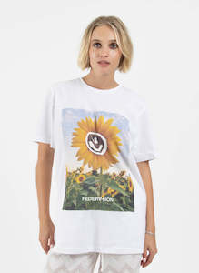 Womens Sale Tops: Staple Tee - Happy Sun