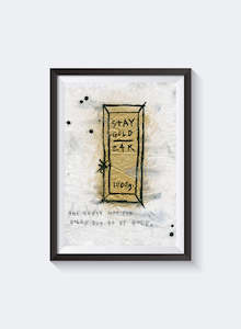 Prints: Stay Gold Bar 1000G