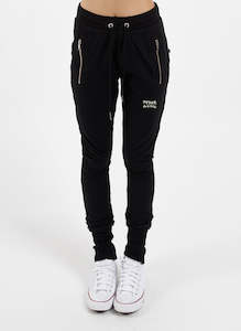 Womens Bottoms All: Escape Trackie - Sketch / Silver zips
