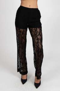 Womens Pants Denim: Laces Pants