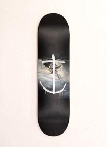 Skate Art: Skateboard Wall Art - Upside Down Ship