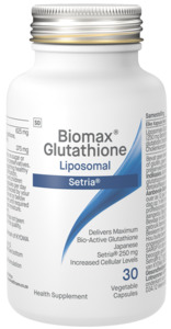 Biomax® Glutathione Liposomal 30 VC - Feel Good Now Naturopathic Clinc