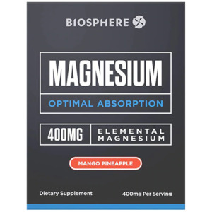 Biosphere Magnesium 30 sachets Mango Pineapple - Feel Good Now Naturopathic Clinc