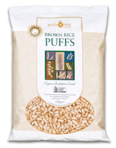 Gluten Free: Good Morning Cereals Brown Rice Puffs 175G