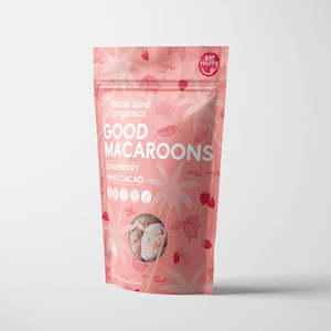 Strawberry & White Cacao Macaroon