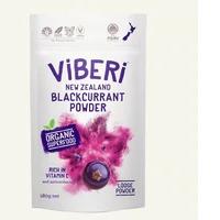 Gluten Free: Viberi Organic Blackcurrant Powder 180g