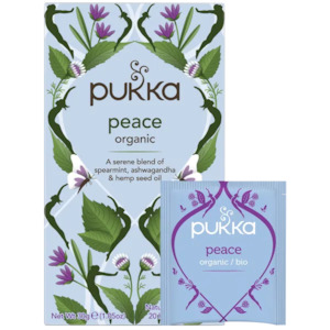 Beverages: Pukka Peace Tea
