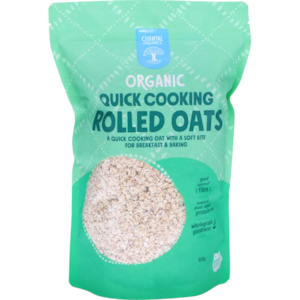Breakfast: Chantal Quick Cooking Rolled Oats 850g