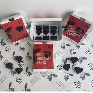 Chocolate: Ocho Milk Chocolate Hearts