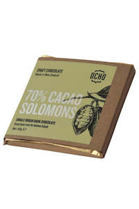 Chocolate: Ocho 70% Cacao Solomons - 40g