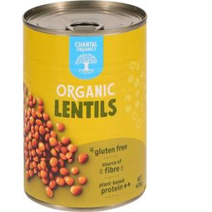 Canned Food: Chantal Organic Lentils - 400g