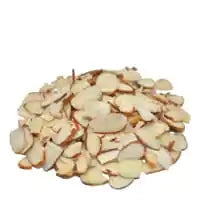 Nuts Seeds Dried Fruit: Almonds Raw Sliced 500g