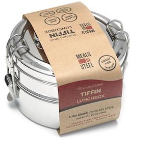 Food Amp Drink Storage: Twin layer Tiffin Lunchbox