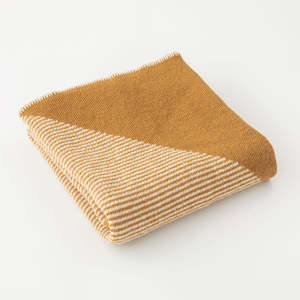 Baby: Ginger Honey Lambswool Baby Blanket