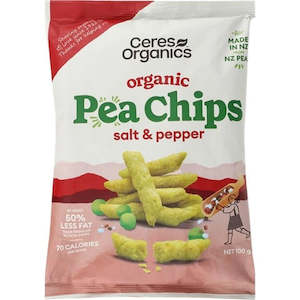 Snack Foods: Popped Pea Crisps - Salt & Pepper