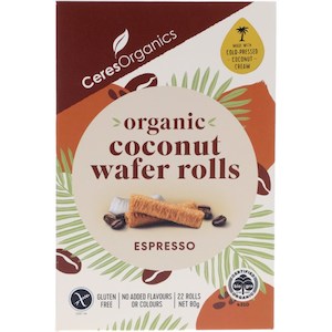 Coconut Wafer Rolls Espresso
