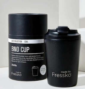 Fressko Bino Reusable Coffee Cup Coal
