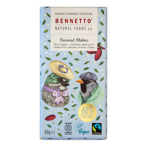 Bennetto Coconut Flakes Chocolate 80G